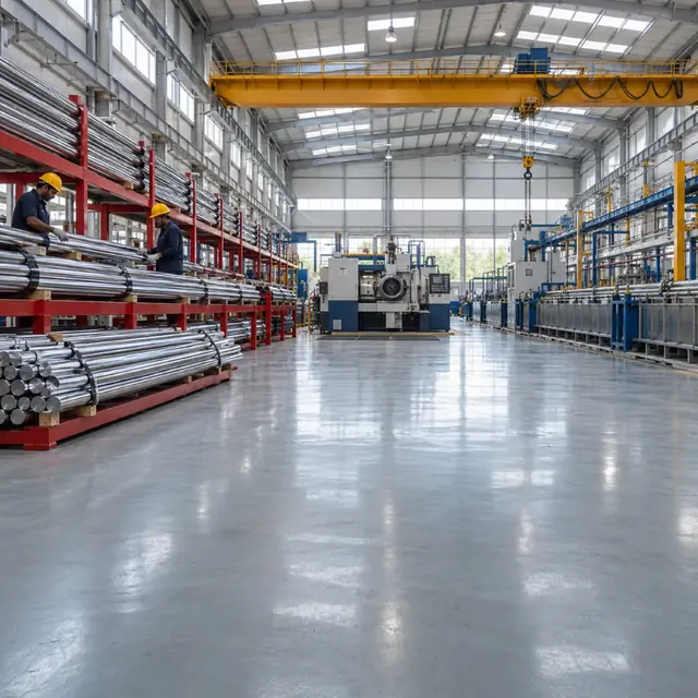 Kamal Hydrotech hard chrome plated rod manufacturing plant at MIDC Bhosari, Pune